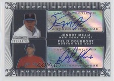 2009 Bowman Sterling Dual Auto Jenrry Mejia Felix Doubront #DA-JMFD Auto 0s3