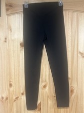 Zyia Active Black Brilliant Scrunchy Leggings Size 6-8