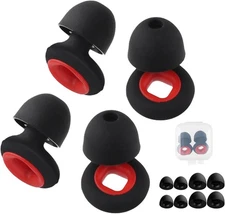 2 Pairs Motorcycle Earplugs 28db Noise Reduction, Moto Ear Plugs, Silicone