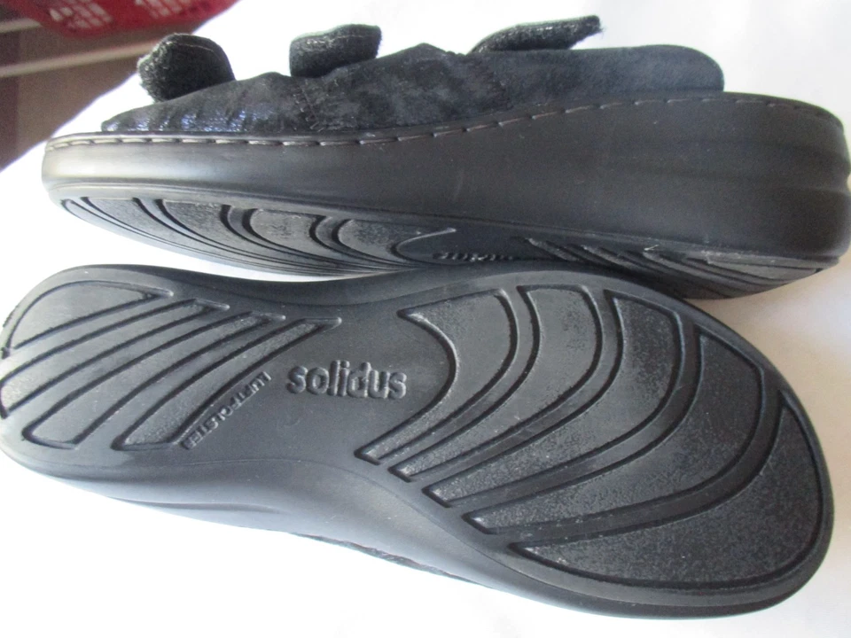 SOLIDUS  Damen Schuhe Pantoletten Gr. 5 1/2 Weite H Einlage Waldläufer - Bild 4 von 4