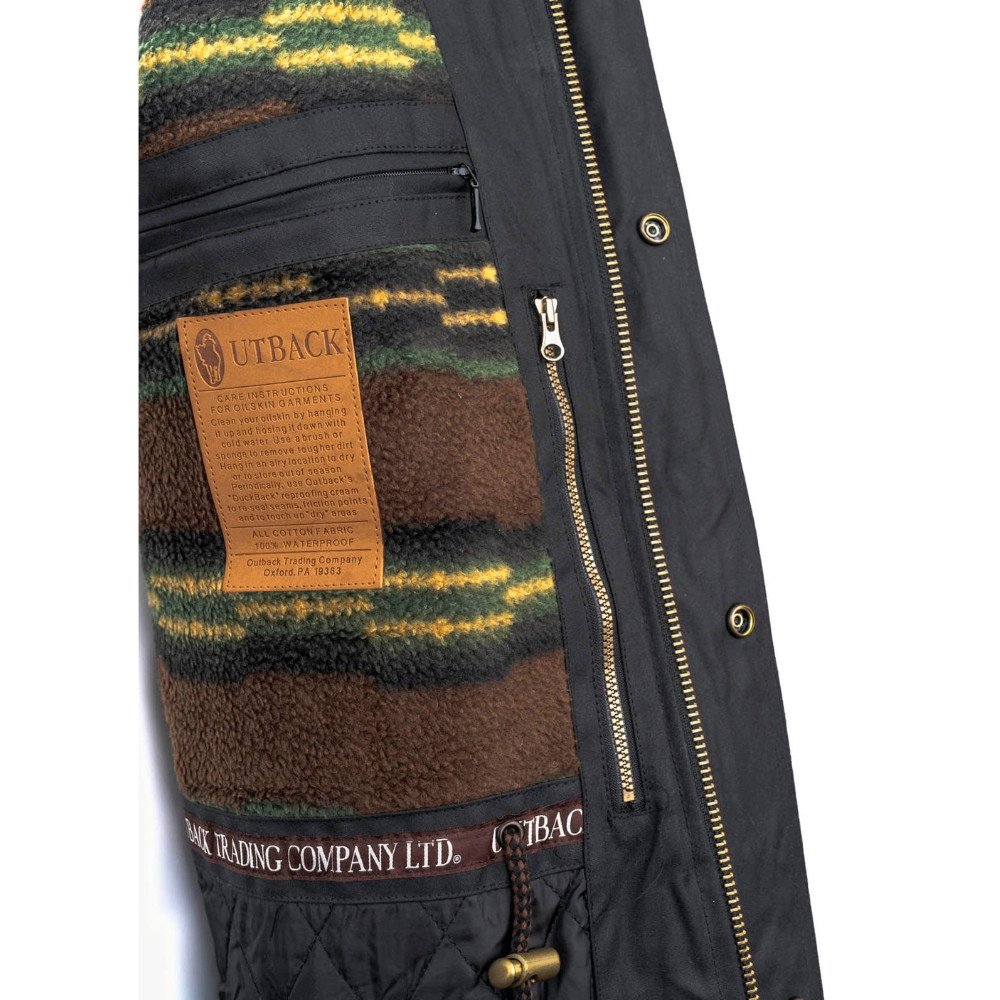 Outback Trading Company Men's Pathfinder Black Jacket 2707-BLK image 4