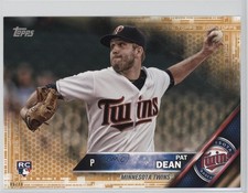2016 Topps Update Topps.com Online Exclusive 5x7 Gold 5/10 Pat Dean #US17 2d9
