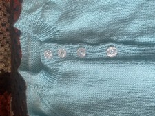 ladies hand knitted bed jacket size 12/14