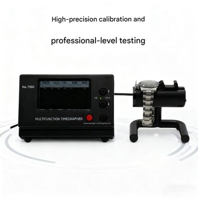 No.1900 Weishi Timegrapher Mechanical Watch Timing Machine Multifunction Black