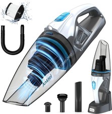 PowerClean Handstaubsauger 2400 Akku kabellos nass+trocken 120W LED HEPA beutell