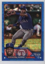 2023 Topps Chrome Logofractor Edition Blue Refractor /150 Ezequiel Duran #36 x2o