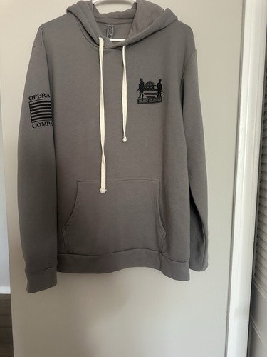 Next Level Apparel GreyHooded Sweatshirt GraphicHoodie