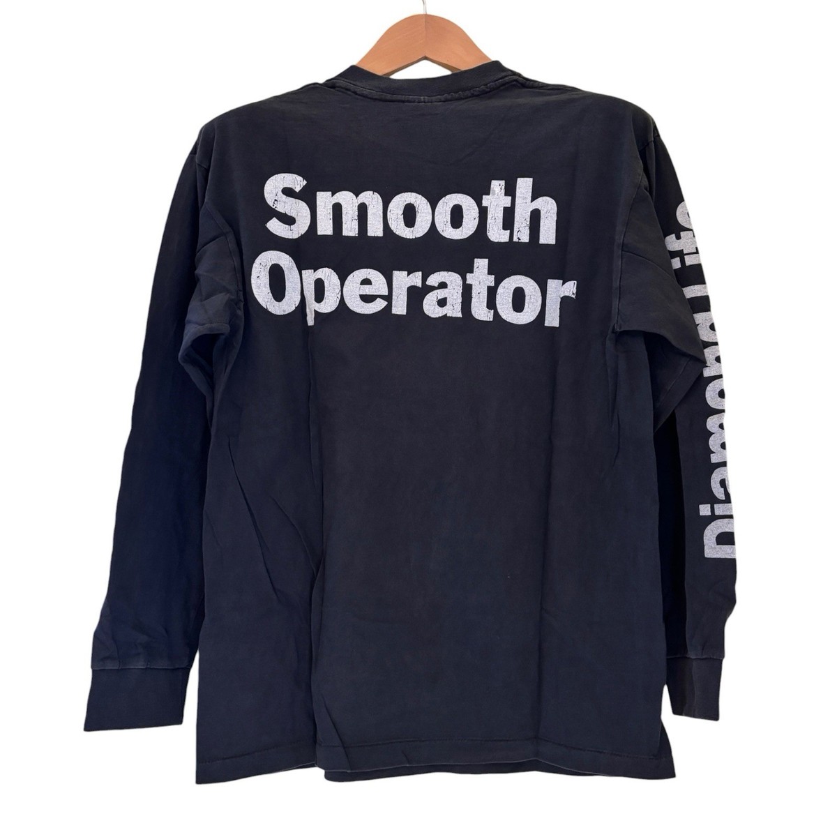 Vintage SADE Smooth Operator Diamond Life Long Sleeve Band Sz L T 