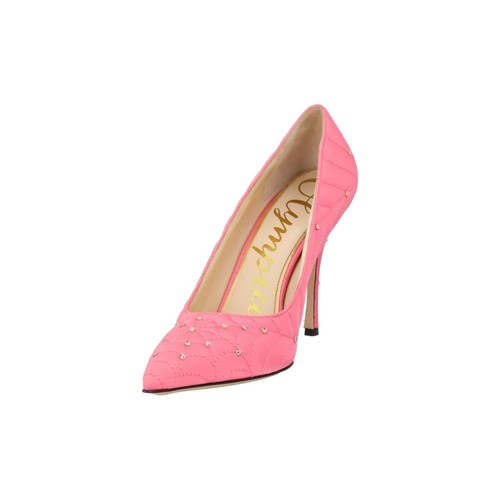 CHARLOTTE OLYMPIA donna tacco corte bacall pump rosa raso taglia EU 41 RRP 615 - Foto 3 di 10