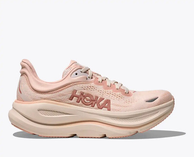 Hoka One One Bondi 9 Rose Latte Rose Cream Women's Sports Sneaker 1162012-RLTT