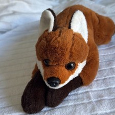 FAO Schwarz Adopt A Pet Red Fox Plush Retired Floppy Woodland Animals HTF 18