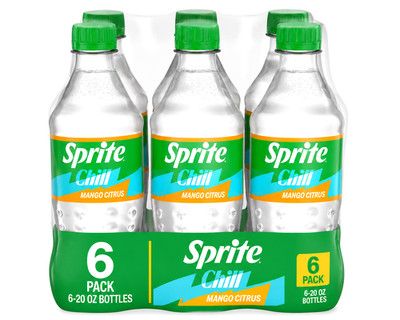 Sprite Chill Mango Citrus Soda Pop Bottle, 20 fl oz 6 Bottles FREE SHIPPING!!