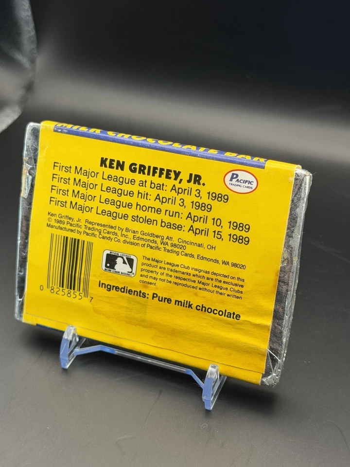 Ken Griffey Jr. Barritas de chocolate con leche. Amarillo y azul en gran forma!! Foto 3 de 4
