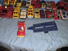 Mixed Lot Diecast Toy Cars Trucks Collection Red Yellow Blue White Orange 4-11