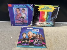 Star Trek Movie  TV Series Laserdisc Lot, 3pc