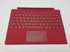 Microsoft 1725 Type Cover Red for Surface Pro 3 4 Backlit Keyboard Free S/H