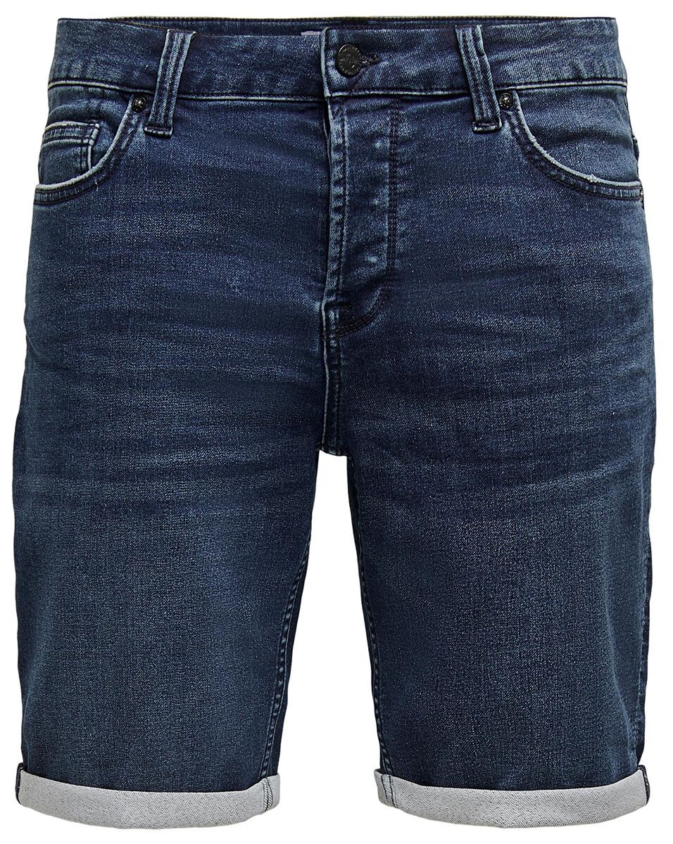 Уличная одежда ONLY and SONS Short Herren ONSPly Life Reg D Blue Slim Fit blau 7990₽