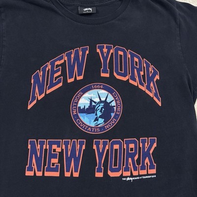 Stussy New York City Tourism T Shirt Adult Small Graphic Tee