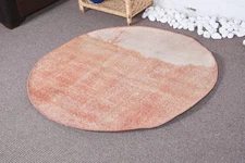 Decorative Rug, Moroccan Pattern 3.5x3.6 ft