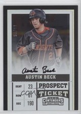 2017 Contenders Draft Picks Prospect Ticket 93/99 Austin Beck (Running) Auto 8k4