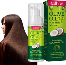 Mousse Pour Les Cheveux, Mousse Hydratante À L'Huile D'Olive Bio Mousse Capillai