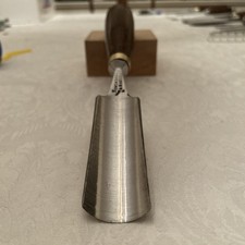 Swinscow & Manuel   # 7 / 37mm Straight Carving Gouge 1840 Sheffield Rare Stamp