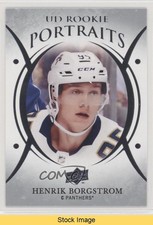 2018-19 Upper Deck UD Portraits Rookies Henrik Borgstrom #P-90 READ vm9
