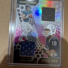 2021 Panini Illusions - Rookie Idols Dual Memorabilia Peyton Manning, Trevor...