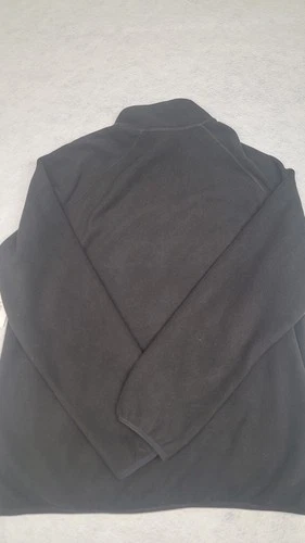 PUMA Black Polar Fleece Jacket Raglan Sleeves Large image 8