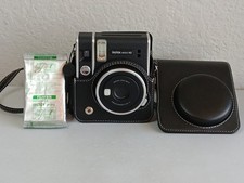 FUJIFILM Instax Mini 40 Instant Camera Black Silver Built-in Flash EUC Works