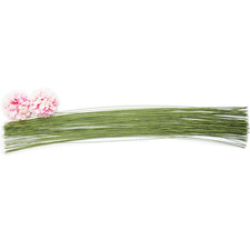 120 Pcs Floral Wire, 26 Gauge Green Florist Wire - 15 Inch for Crafts, Bouquet S