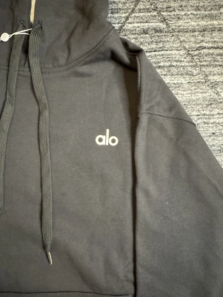 Women’s ALO Hoodie Black Size M - Image 2 of 4
