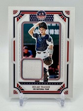 2024 Panini Stars & Stripes USA Baseball #USA-NT Nolan Traeger USA Materials