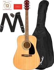 Fender FA-115 Dreadnought Acoustic Guitar - Natural (top of headstock chipped)