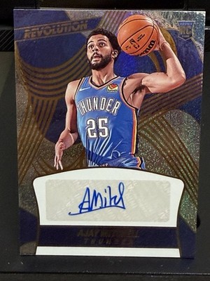 2024-25 Panini Revolution - Rookie Autographs Ajay Mitchell #RA-AJY (AU, RC)