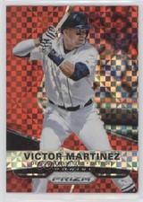 2015 Panini Prizm Red Power Prizm 22/125 Victor Martinez #144 1b7