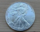 2001 Uncirculated American Silver Eagle 1 Oz .999 Fine Silver