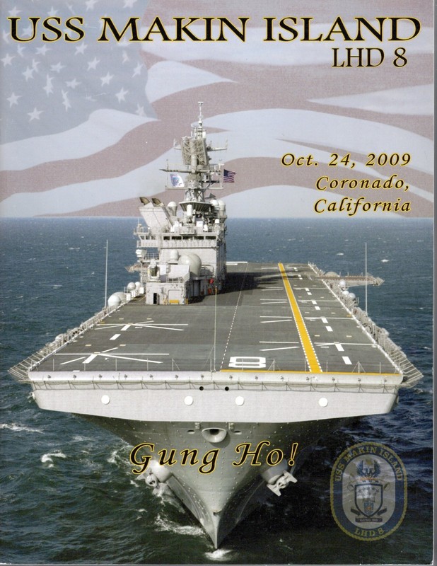USS Makin Island LHD 8 Commissioning Ceremony Program 2009