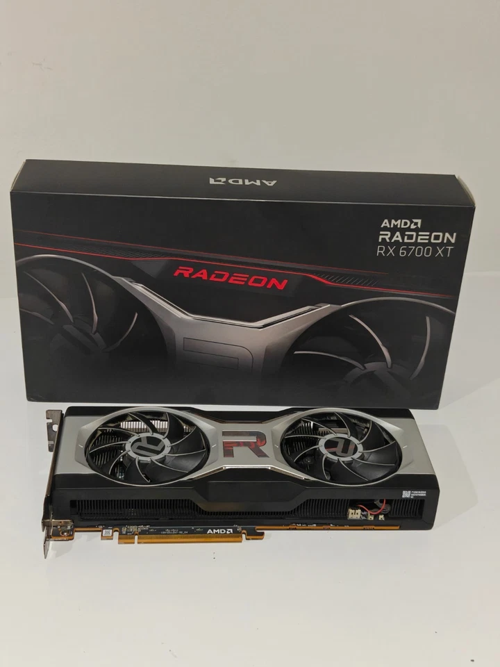 AMD Radeon RX 6700 XT 12GB GDDR6 Graphics Card Reference w/ Original Box - GREAT - Image 3 of 4