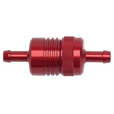 Russell Fuel Filter 645070 40 Micron Bronze Red Anodized Aluminum 516 Barb