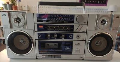 Boombox JVC PC-150L Mini chaine portable STEREO BOOMBOX GHETTOBLASTER PC-150. - Photo 1/4