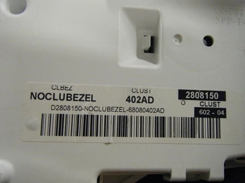 jeep compass speedometer cluster 68080402 2011 2012 - 第 3/3 張圖片