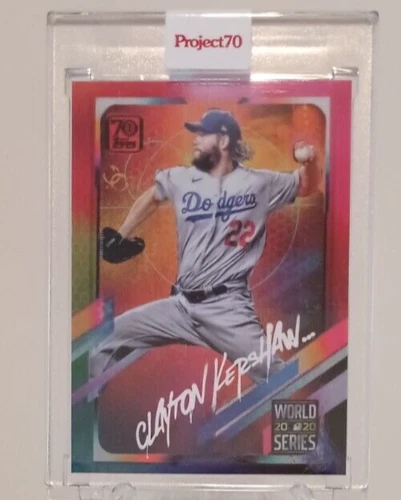 CLAYTON KERSHAW Topps PROJECT 70 #393 by RISK