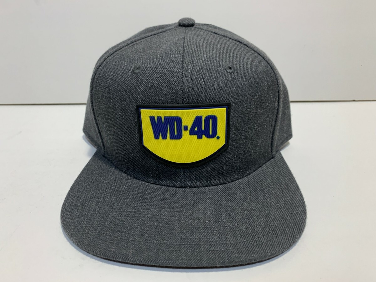 NEW NWOT WD-40 SNAPBACK CAP SIZE OS GREY DEGREASER LUBRICANT DUST