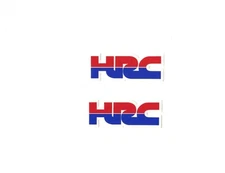 Vintage Sticker Set Of 2 HRC Honda Racing Vinyl Motorcycle Motocross Superbike