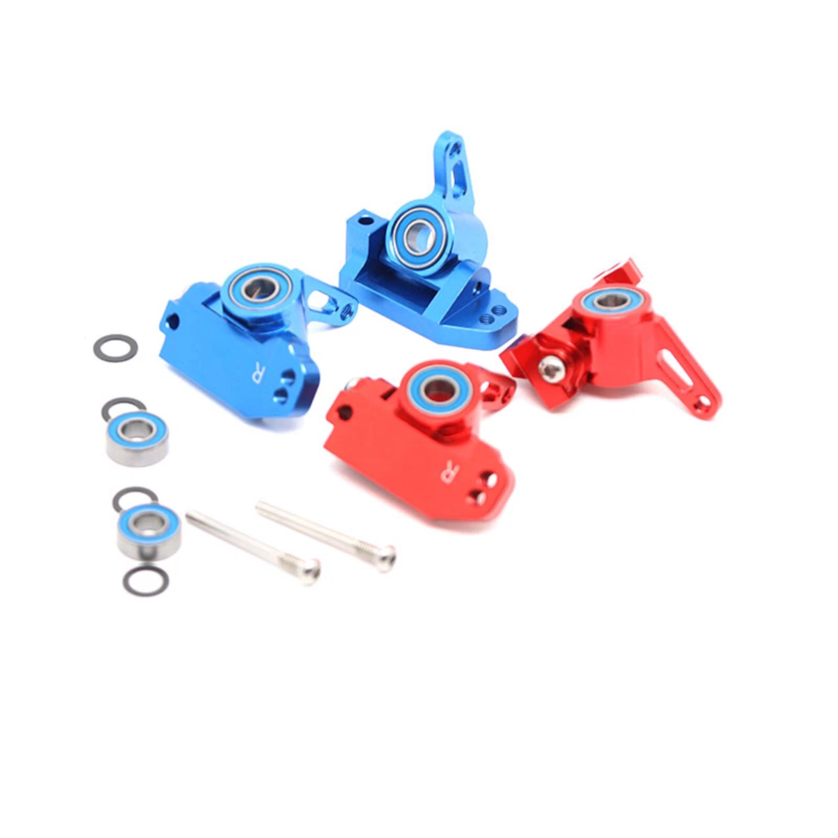 For Traxxas Slash 2WD RC Car Parts Aluminum Alloy Front Steering Cup Mount Set