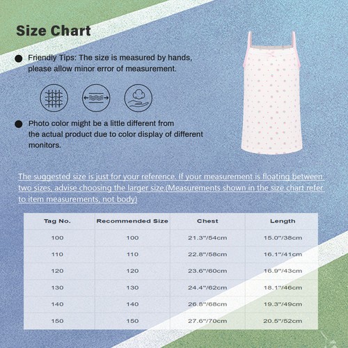 Girls Basic Camisole Vest Spaghetti Straps Tank Tops Sport Dance Undershirts - Picture 41 of 73