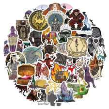 Skyrim INspired Scrapbook/Skateboard Vinyl Sticker Set Of 50 Pieces