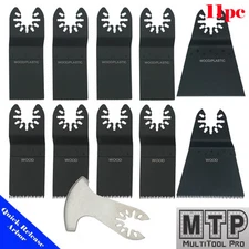 11 Saw Blade Oscillating Multi Tool Wood Metal Cutting  Universal Fit