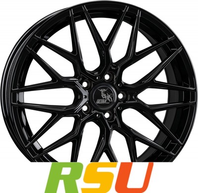 Ultra Wheels UA1E Race - EVO black 8x18'' ET45 LK5 114.3 ML 72.6 Alufelgen 18 ...